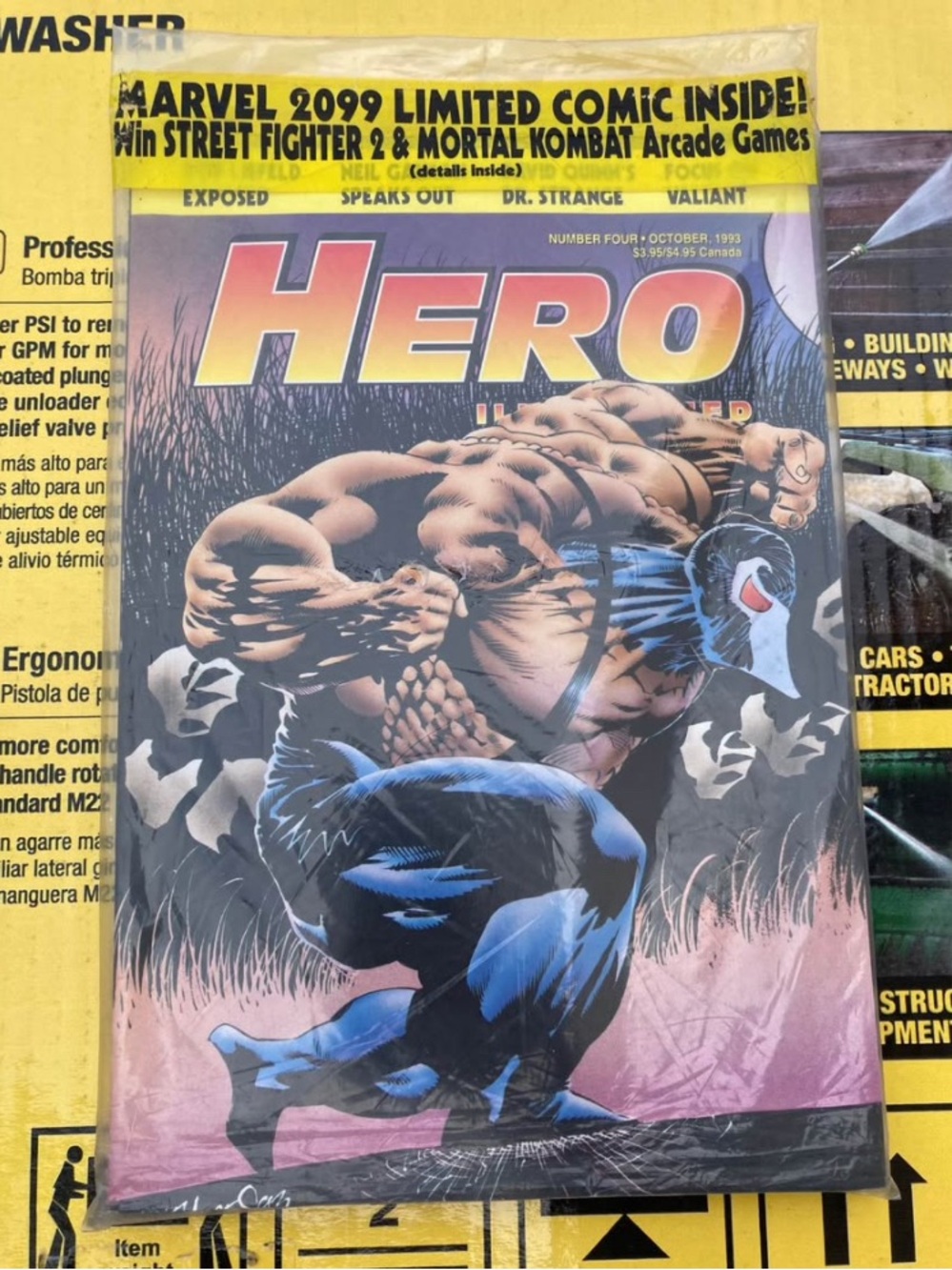 Hero Illustrated #4 | 1993 |
Magazine w/ Comic Insert New